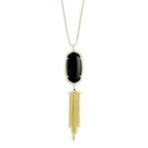 Rayne Gold Long Pendant Necklace